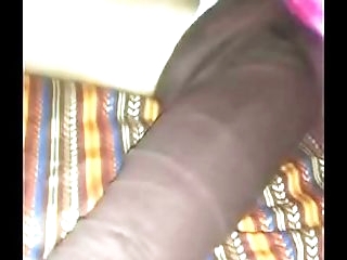 indian husband demonstrating her wife ass